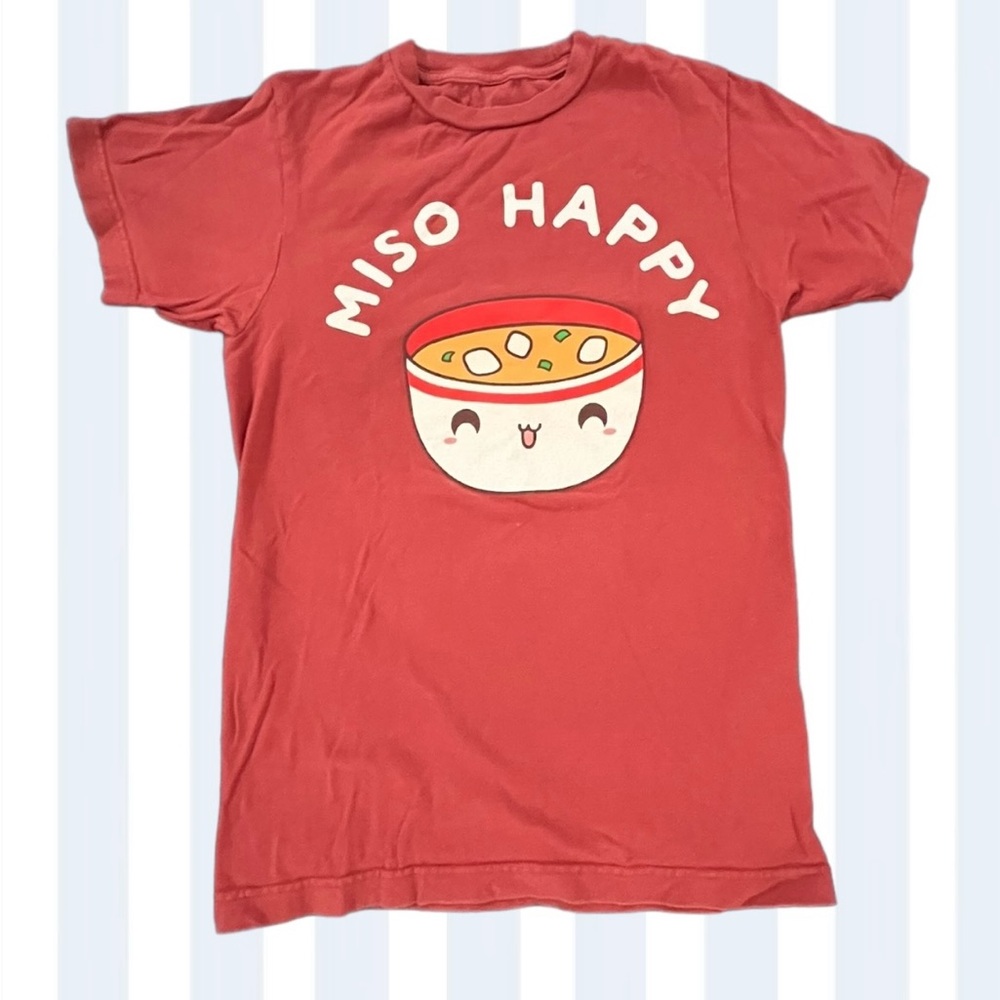 Box Lunch Miso Happy Ramen shirt/ Japanese kawaii print - size small kids